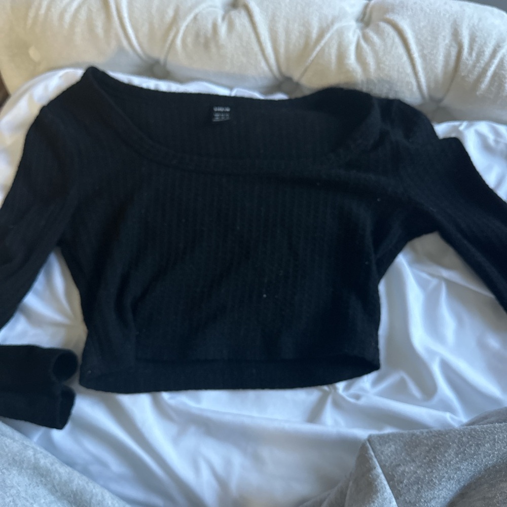 SHEIN Black Short Sleeve Tee